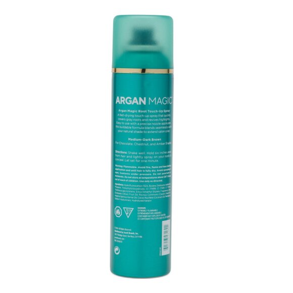ARGAN MAGIC Medium Brown Tinted Root Touch-up Spray - Picture 2 of 2